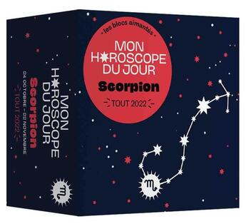 Couverture du livre « Mon horoscope du jour ; scorpion ; tout 2022 » de Fabienne Tanti aux éditions Papier Cadeau