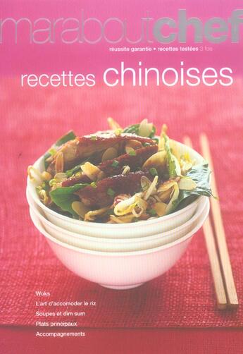 Couverture du livre « Recettes Chinoises » de Acp aux éditions Marabout