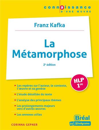 Couverture du livre « La métamorphose de Kafka (2e édition) » de Corinna Gepner aux éditions Breal