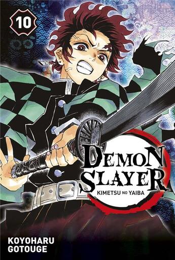 Couverture du livre « Demon slayer Tome 10 » de Koyoharu Gotoge aux éditions Panini