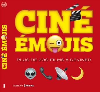 Couverture du livre « Ciné émojis » de  aux éditions Prisma