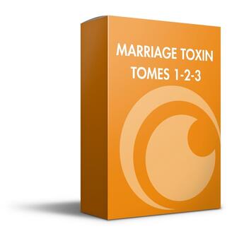 Couverture du livre « Marriage toxin : coffret Tomes 1 à 3 » de Mizuki Yoda et Joumyaku aux éditions Crunchyroll