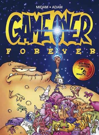 Couverture du livre « Game over : Intégrale Tomes 4 à 6 : game over forever » de Midam et Adam et Collectif aux éditions Glenat