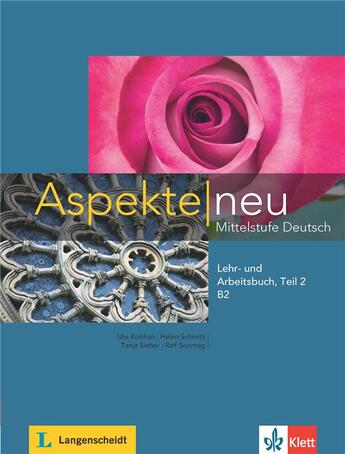 Couverture du livre « Aspekte neu b2, livre eleve + cahier (volume 2) » de  aux éditions La Maison Des Langues