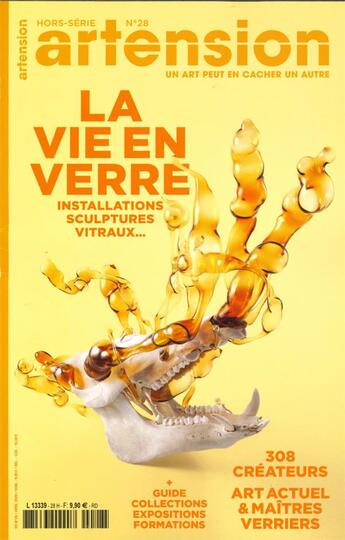 Couverture du livre « Artension hs n 28 - la vie en verre - printemps 2020 » de  aux éditions Artension