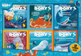 Couverture du livre « Le Monde de Dory ; coffret 12 livres » de  aux éditions Disney Hachette