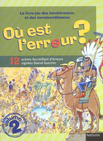 Couverture du livre « Ou Est L'Erreur T.2 ? » de Daniel Guerrier aux éditions Nathan