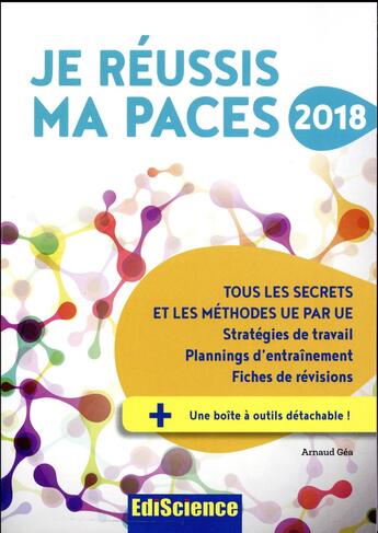 Couverture du livre « Je réussis ma PACES (édition 2018) » de Gea aux éditions Ediscience