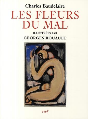 Couverture du livre « Les fleurs du mal » de Charles Baudelaire et Georges Rouault aux éditions Cerf