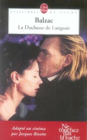 Couverture du livre « La duchesse de Langeais » de Honoré De Balzac aux éditions Le Livre De Poche