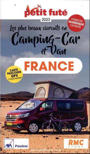 Couverture du livre « Guide france en camping-car et van 2023 petit fute » de Collectif Petit Fute aux éditions Le Petit Fute