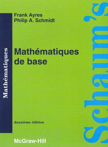 Couverture du livre « Mathematiques de base » de Frank Ayres aux éditions Mc Graw Hill Allemagne