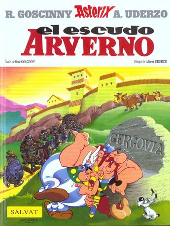 Couverture du livre « Astérix t.11 ; el escudo averno » de Albert Urderzo et Rene Goscinny aux éditions Salvat