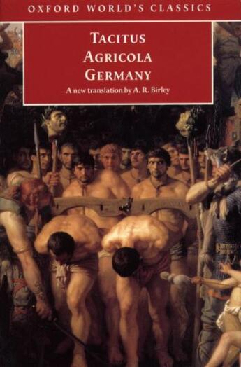 Couverture du livre « Agricola and Germany » de Tacitus aux éditions Oxford University Press Uk