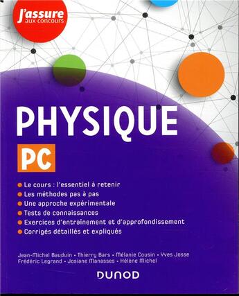 Couverture du livre « Physique PC » de  aux éditions Dunod