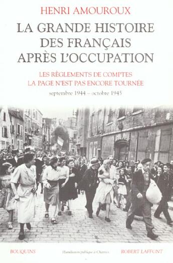 Couverture du livre « La grande histoire des francais apres l'occupation - tome 5 - vol05 » de Henri Amouroux aux éditions Bouquins