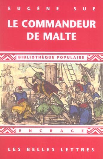 Couverture du livre « Le Commandeur de Malte » de Eugene Sue aux éditions Belles Lettres
