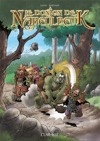 Couverture du livre « Le donjon de Naheulbeuk : Intégrale vol.2 : t.4 à t.6 » de John Lang et Marion Poinsot aux éditions Clair De Lune