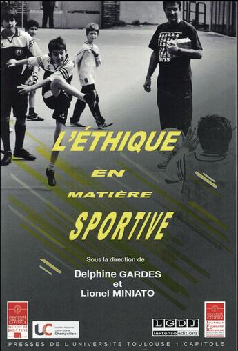 Couverture du livre « L'éthique en matière sportive » de Delphine Gardes et Miniato Lionel aux éditions Ifr