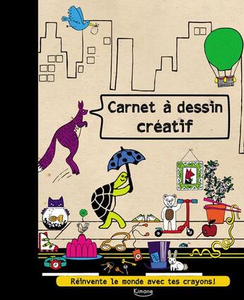 Couverture du livre « Carnet a dessin creatif » de  aux éditions Kimane