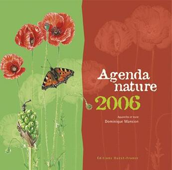 Couverture du livre « Agenda nature 2006 » de Dominique Mansion aux éditions Ouest France