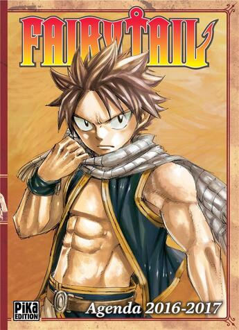 Couverture du livre « Fairy Tail : agenda (édition 2016/2017) » de Hiro Mashima aux éditions Pika