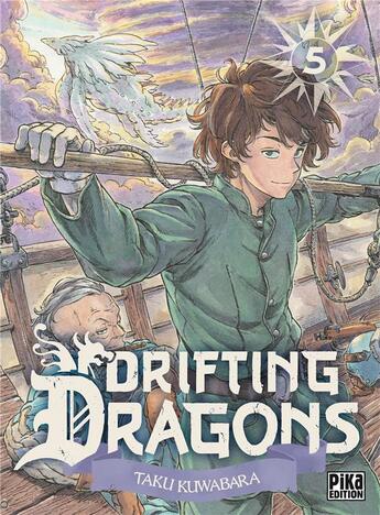 Couverture du livre « Drifting dragons Tome 5 » de Taku Kuwabara aux éditions Pika