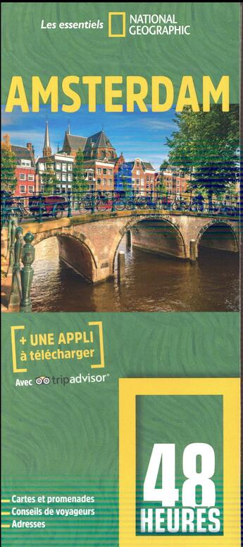 Couverture du livre « GUIDE 48 HEURES ; Amsterdam » de  aux éditions National Geographic