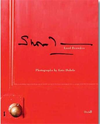 Couverture du livre « Koto bolofo lord snowdon » de Koto Bolofo aux éditions Steidl