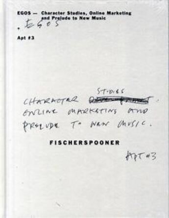 Couverture du livre « Fischerspooner egos » de Fischerspooner aux éditions Damiani