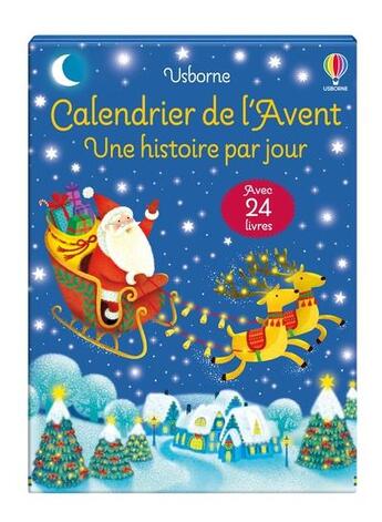 Couverture du livre « Calendrier de l'Avent : une histoire par jour » de Violeta Dabija et . Collectif aux éditions Usborne