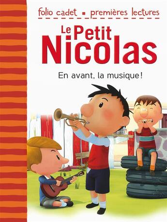 Couverture du livre « Le petit Nicolas Tome 22 : en avant, la musique ! » de Emmanuelle Lepetit aux éditions Gallimard-jeunesse