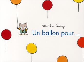 Couverture du livre « Un ballon pour... » de Malika Doray aux éditions Ecole Des Loisirs