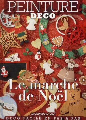 Couverture du livre « Le marché de Noël » de Laurence Gallet aux éditions De Saxe