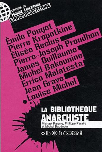 Couverture du livre « La bibliothèque anarchiste » de  aux éditions Le Monde Libertaire