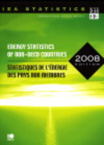 Couverture du livre « Energy statistics of non-OECD countries (2008 edition) » de  aux éditions Ocde