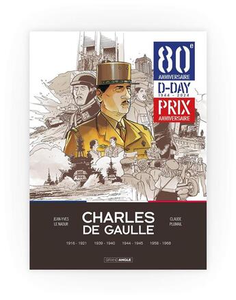 Couverture du livre « Charles de Gaulle : Intégrale Tomes 1 à 4 » de Jean-Yves Le Naour et Claude Plumail aux éditions Bamboo