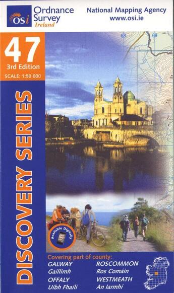 Couverture du livre « Galway/offaly/roscommon » de  aux éditions Ordnance Survey