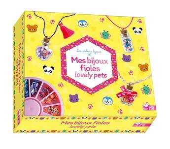 Couverture du livre « Mes bijoux fioles lovely pets - coffret avec accessoires » de  aux éditions Deux Coqs D'or