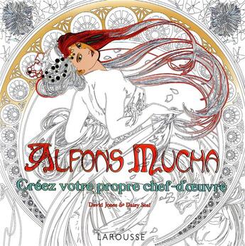 Couverture du livre « Alphons Mucha coloriages » de  aux éditions Larousse