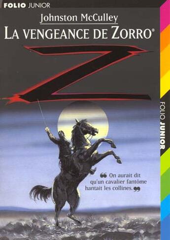 Couverture du livre « La vengeance de Zorro » de Johnston Mcculley aux éditions Gallimard-jeunesse