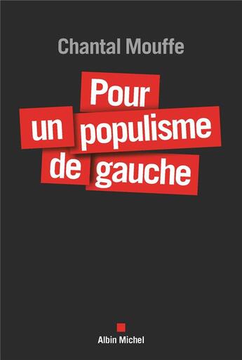 Couverture du livre « Pour un populisme de gauche » de Chantal Mouffe aux éditions Albin Michel