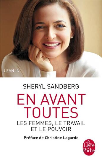 Couverture du livre « En avant toutes ; les femmes, le travail et le pouvoir » de Sheryl Sandberg aux éditions Le Livre De Poche