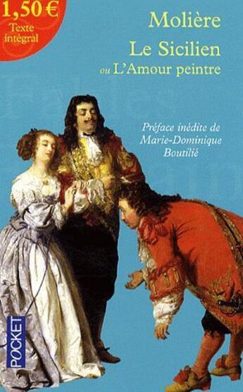 Couverture du livre « Le Sicilien ou l'amour peintre » de Moliere aux éditions Pocket