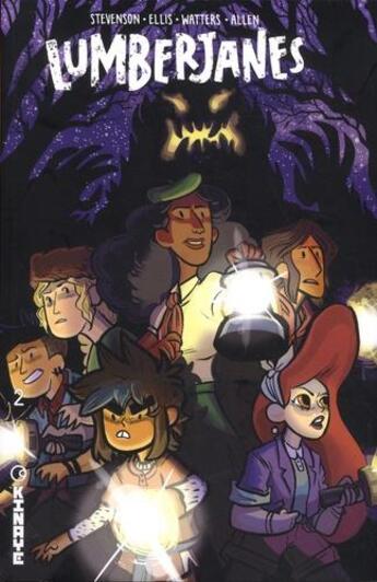 Couverture du livre « Lumberjanes ; Intégrale vol.2 » de Carey Pietsch et Gus Allen et Carolyn Nowak aux éditions Kinaye