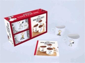 Couverture du livre « Mini mug cakes snoopy ; coffret » de  aux éditions Marabout