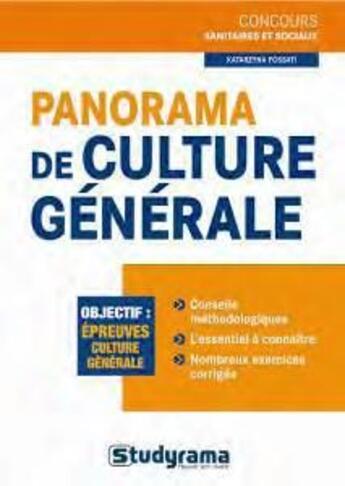 Couverture du livre « Panorama de culture générale » de Katarzyna Fossati aux éditions Studyrama