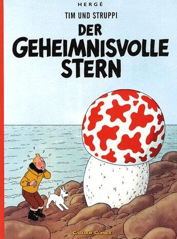 Couverture du livre « Tim und Struppi Tome 10 ; der geheimnisvolle stern » de Herge aux éditions Casterman