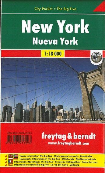 Couverture du livre « New York » de Serge Bloch et Dominique De Saint-Mars aux éditions Freytag Und Berndt