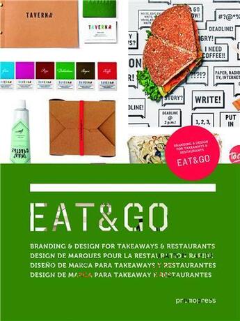 Couverture du livre « Eat and go ; branding pour la restauration » de Wang Shao Qiang aux éditions Promopress